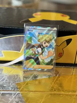 Pokemon TCG Barry Full Art Holo Card 167/172 Swsh09 Brilliant Stars - Image 1