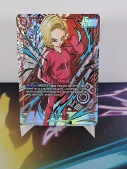 Android 18 (Dragon Ball Super Card Game) FB01-014 Alternate Art - Image 1