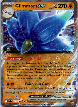 Glimmora ex - 123/197 - Pokemon Obsidian Flames Ultra Rare Card NM - Image 1