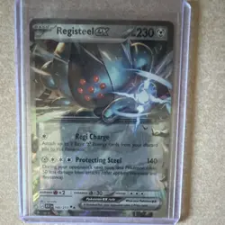 Pokemon Registeel ex Basic EX Holo ASC 145/217 230 HP 140 Attack Card - Image 1