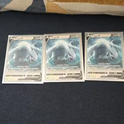 Pokemon TCG Lugia V pack of 3 cards gem mint English 2023 world championship - Image 1