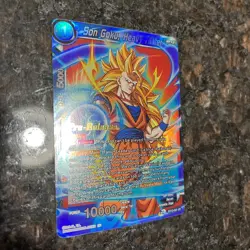 Son Goku Heavy Hitter PRERELEASE Foil Dragon Ball Super Card Game | NM - Image 3