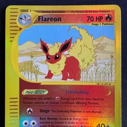 Flareon 8/144 Reverse Holo Rare Pokemon TCG Skyridge Vintage Card - Image 3