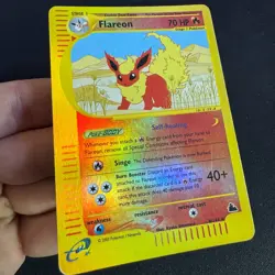 Flareon 8/144 Reverse Holo Rare Pokemon TCG Skyridge Vintage Card - Image 5