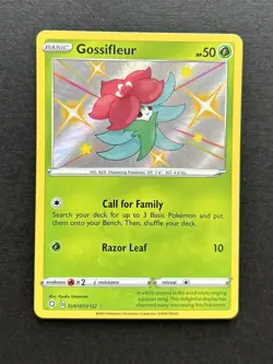 Pokemon Cards Gossifleur SV010/SV122 Shining Fates Shiny Vault Rare Shiny NM - Image 1