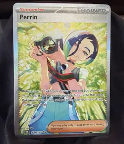 Pokemon TCG Trainer Perrin Special Illustration Card Twilight Masquerade 220/167 - Image 1