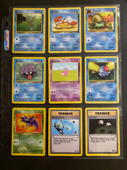 Fossil Set Pokemon Cards Collection No Duplicate Vintage Bundle Lot WOTC 1999 - Image 3