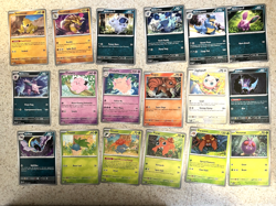 Pokemon 151 English Common & Uncommon COMPLETE BASE Set 128 Cards - Image 3
