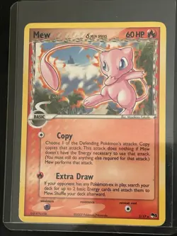 Mew Delta Species #3/17 Population Series 5 Non-Holo Card - Image 1
