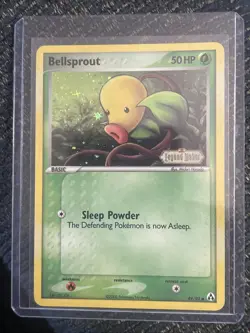 Pokemon Bellsprout Stamped Holo Card 49/92 Legend Maker Series - Image 1