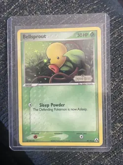 Pokemon Bellsprout Stamped Holo Card 49/92 Legend Maker Series - Image 2