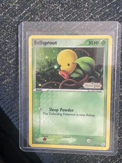 Pokemon Bellsprout Stamped Holo Card 49/92 Legend Maker Series - Image 3