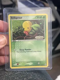 Pokemon Bellsprout Stamped Holo Card 49/92 Legend Maker Series - Image 4