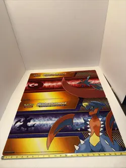 Mega Salamence & Garchomp EX Premium Collection Trading Card Playmat Pokemon TCG - Image 1