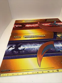Mega Salamence & Garchomp EX Premium Collection Trading Card Playmat Pokemon TCG - Image 2