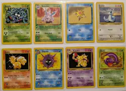 1999 Pokemon Card Set Lot of 16 WOTC Vintage Cards - Image 1