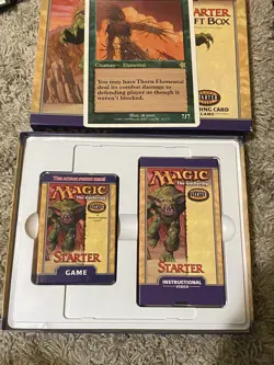 MTG Magic The Gathering Starter Gift Box 1999 Video Rule Books (No Cards) - Image 1