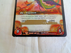 World Of Warcraft WOW TCG Twilight Loot Card Amani Dragonhawk - Image 3