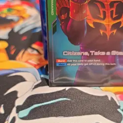 Bandai Gundam War TCG Citizens, Take a Stand! R+ Command Card GDO1-105 Cost 1 - Image 4