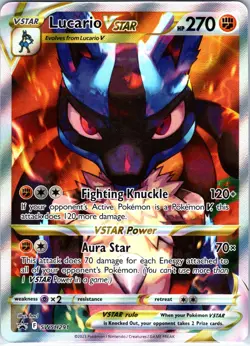 Lucario VSTAR SWSH291 SWSH: Sword & Shield Promo Cards Holo NM - Image 1