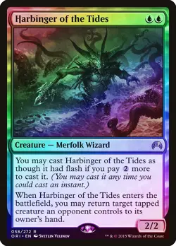 Harbinger of the Tides FOIL Magic Origins NM Blue Rare MAGIC MTG CARD ABUGames - Image 1