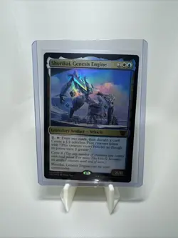 MTG Shorikai, Genesis Engine (4/204) Kamigawa Neon Dynasty Commander LP FOIL - Image 1