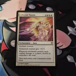MTG Celestial Mantle Zendikar Rare 2009 - NM - Image 1