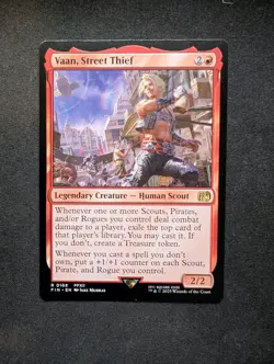 R 0168 Vaan, Street Thief NM Rare FFXII Final Fantasy MTG Card FIN Red Creature - Image 1