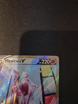 Pokemon TCG Mewtwo v Full Art Holo Ultra Rare Card Pokemon Go 072/078 72/78 - Image 4