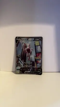 Pokemon Go Mewtwo v 72/78 Full Art Set Alternative Art Ultra Rare - Image 1