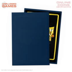Dragon Shield 60 Japanese Size Card Sleeves - Matte Midnight Blue - Image 2
