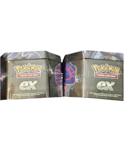 Pokemon TCG Azure Legends Tin Kyogre EX Dialga EX Xerneas Sealed Trading Card - Image 4