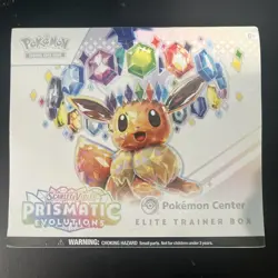 Pokemon Prismatic Evolutions Pokemon Center ETB Elite Trainer Box - SEALED - Image 1