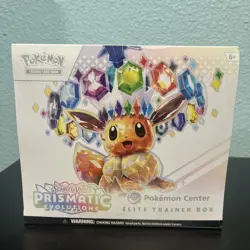 Pokemon Prismatic Evolutions Pokemon Center ETB Elite Trainer Box - SEALED - Image 2