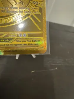 Mega Charizard X ex Gold Hyper Rare 130/094 Pokemon Phantasmal Flames English - Image 5