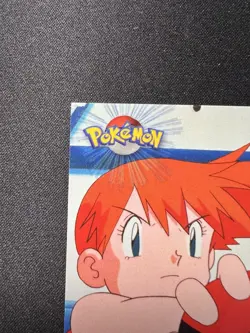 Pokemon Topps TV3 Misty Series 1 TV Animation Blue Logo Non-Holo - Image 2