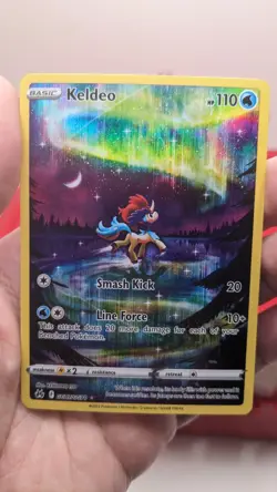Pokemon TCG Keldeo Holo Ultra Rare Crown Zenith: Galarian Gallery #GG07/GG70 NM - Image 3