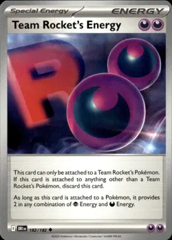 Pokemon TCG - Team Rocket’s Energy - Uncommon - Destined Rivals - 182/182 - Image 5