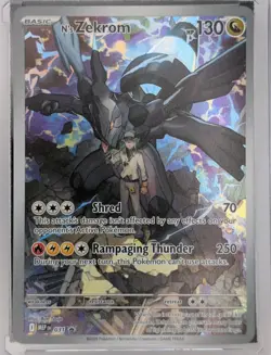 N's Zekrom 031 Ascended Heroes: Black Star Promo Pokemon TCG Illustration Rare - Image 1