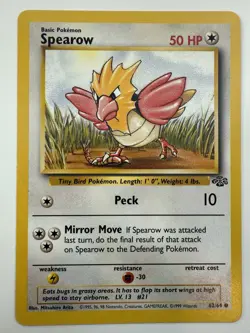 Pokemon Jungle Spearow 62/64 Common LP - Image 1