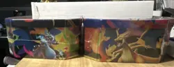 Pokemon TCG Tin Lot of 2 Charizard & Mega Charizard X Designs Factory Sealed - Image 5