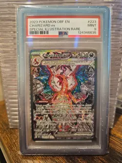 Charizard EX #223 Special Illustration Rare 2023 Pokemon Obf EN PSA 9! - Image 1