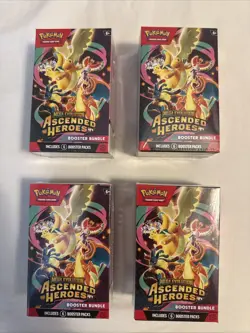 Pokemon Ascended Heroes Booster Bundle - Lot of 4 SEALED - Image 1