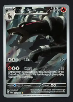Houndoom 066/064 Shrouded Fable Illustration Rare Pokemon TCG - Image 1