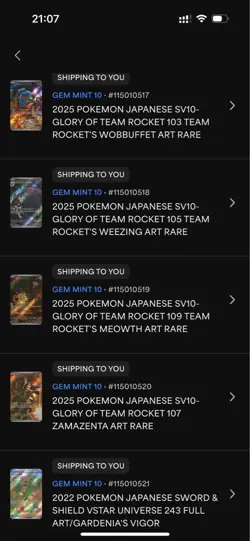 PSA10 Gardenia’s Vigor 243/172 SAR S12a VSTAR Universe 2022 Pokemon Card Japan - Image 3