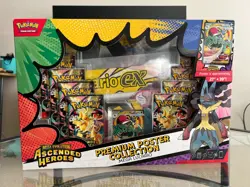 Pokemon TCG: Ascended Heroes Premium Poster Collection Mega Lucario Sealed - Image 2