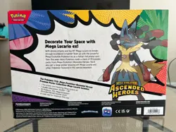 Pokemon TCG: Ascended Heroes Premium Poster Collection Mega Lucario Sealed - Image 3