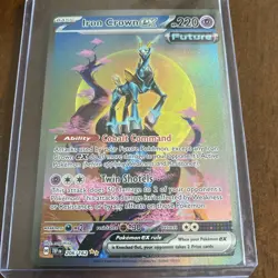 Iron Crown ex 206/162 Pokemon Temporal Forces Special Illustration Rare - Image 3