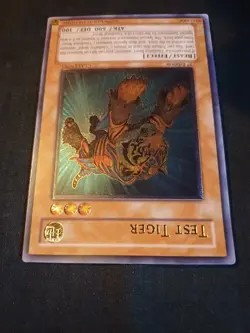 Yu-Gi-Oh - Test Tiger - GLAS-EN082 - 1st Edition - Ultimate Rare - LP - Image 3