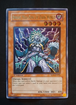 Yu-Gi-Oh - Brron Mad King of the Dark World - EEN-EN022 - 1st Ed - Ult Rare - NM - Image 1